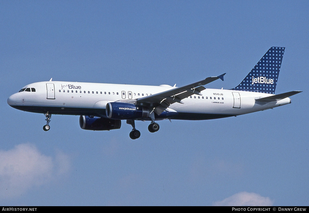 Aircraft Photo of N510JB | Airbus A320-232 | JetBlue Airways | AirHistory.net #298791