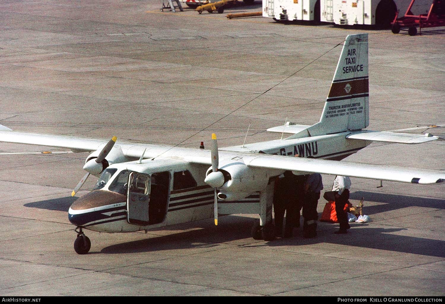 Aircraft Photo of G-AWNU | Britten-Norman BN-2A-26 Islander | Thurston Aviation | AirHistory.net #298795