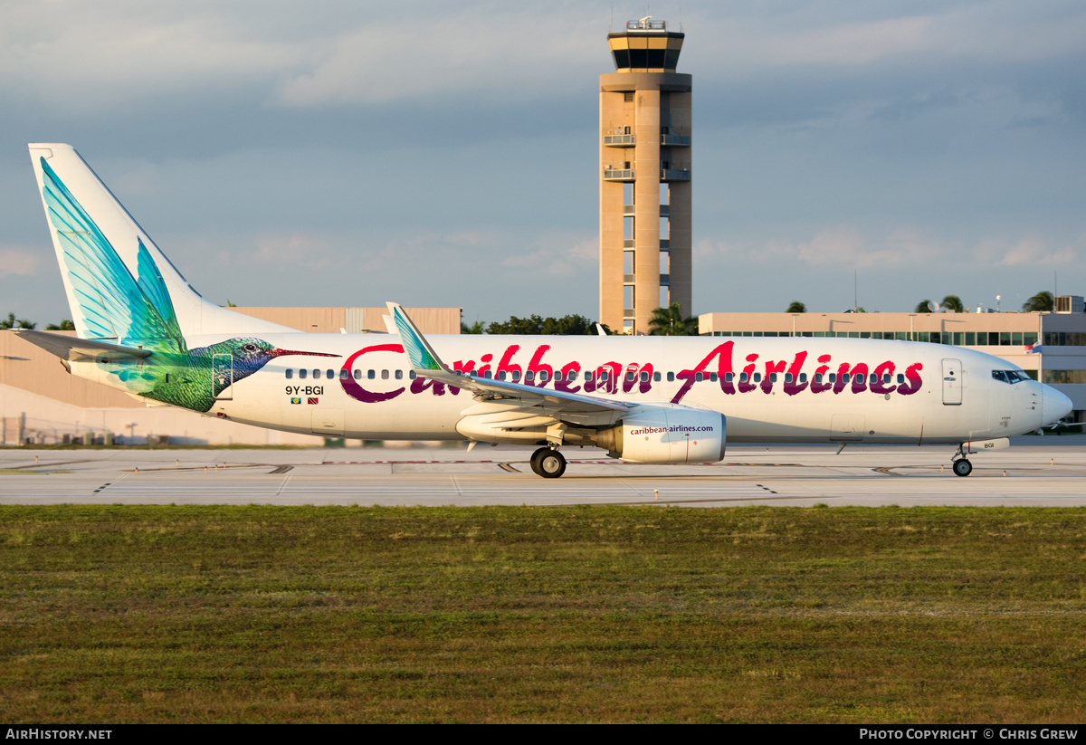 Aircraft Photo of 9Y-BGI | Boeing 737-8Q8 | Caribbean Airlines | AirHistory.net #298797