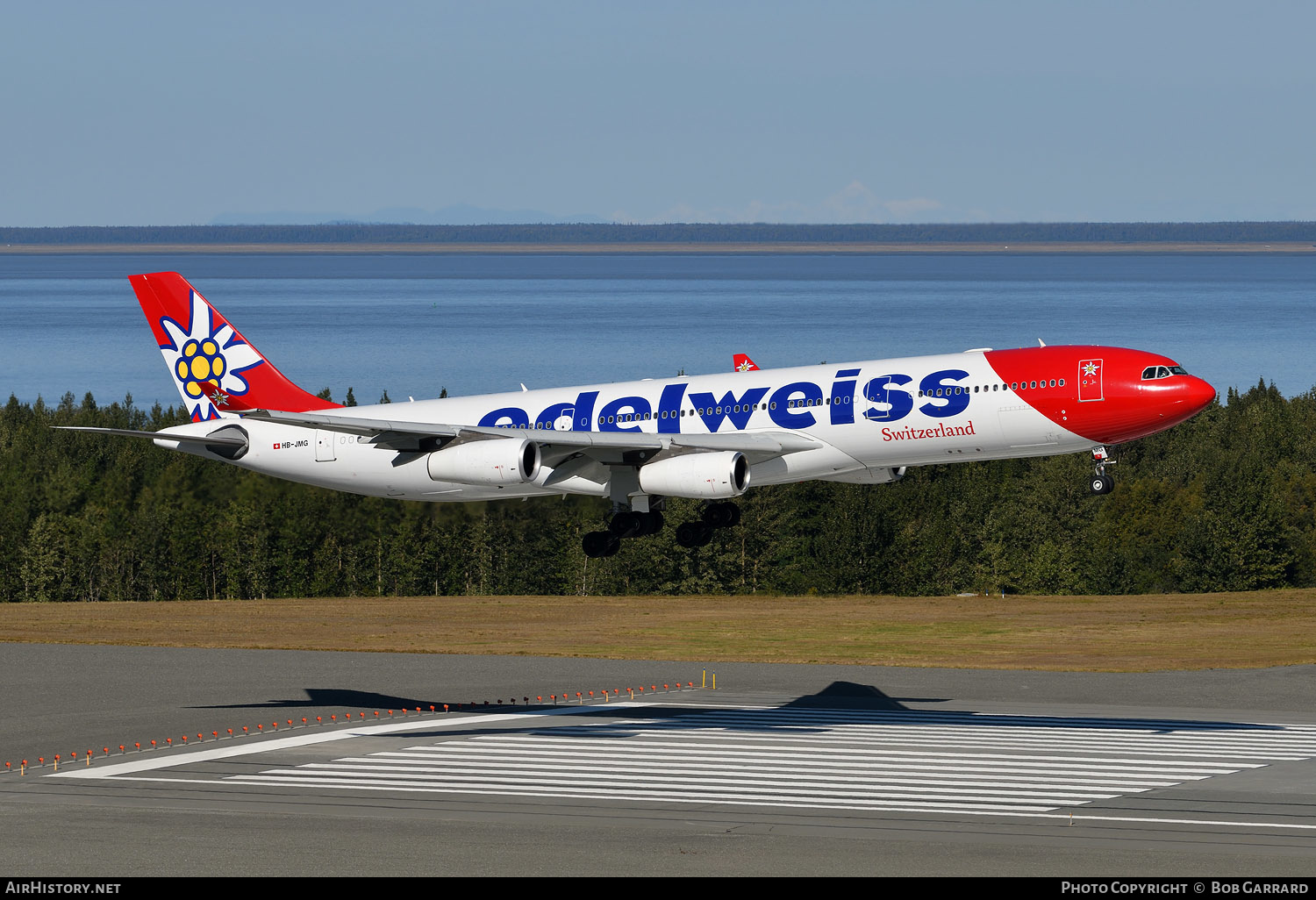 Aircraft Photo of HB-JMG | Airbus A340-313 | Edelweiss Air | AirHistory.net #298800