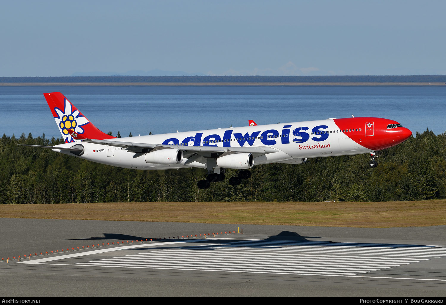 Aircraft Photo of HB-JMG | Airbus A340-313 | Edelweiss Air | AirHistory.net #298800
