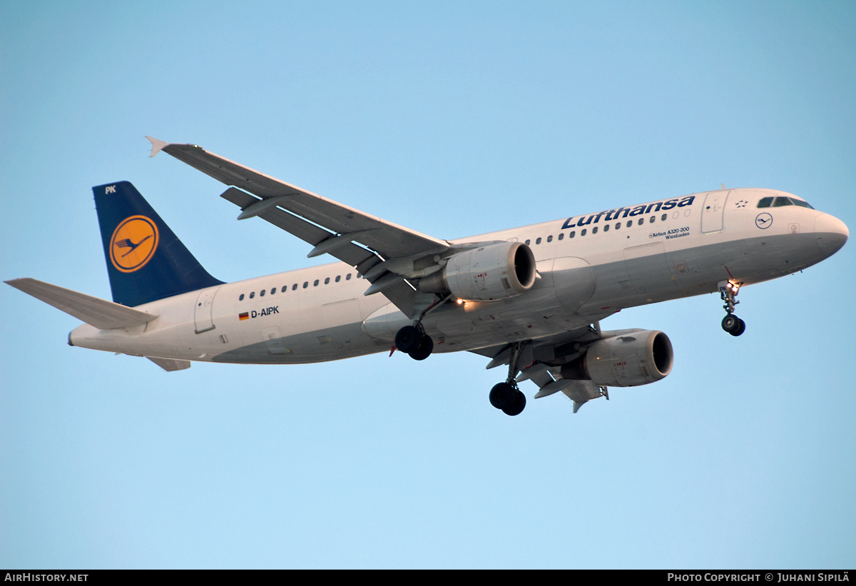 Aircraft Photo of D-AIPK | Airbus A320-211 | Lufthansa | AirHistory.net #298845