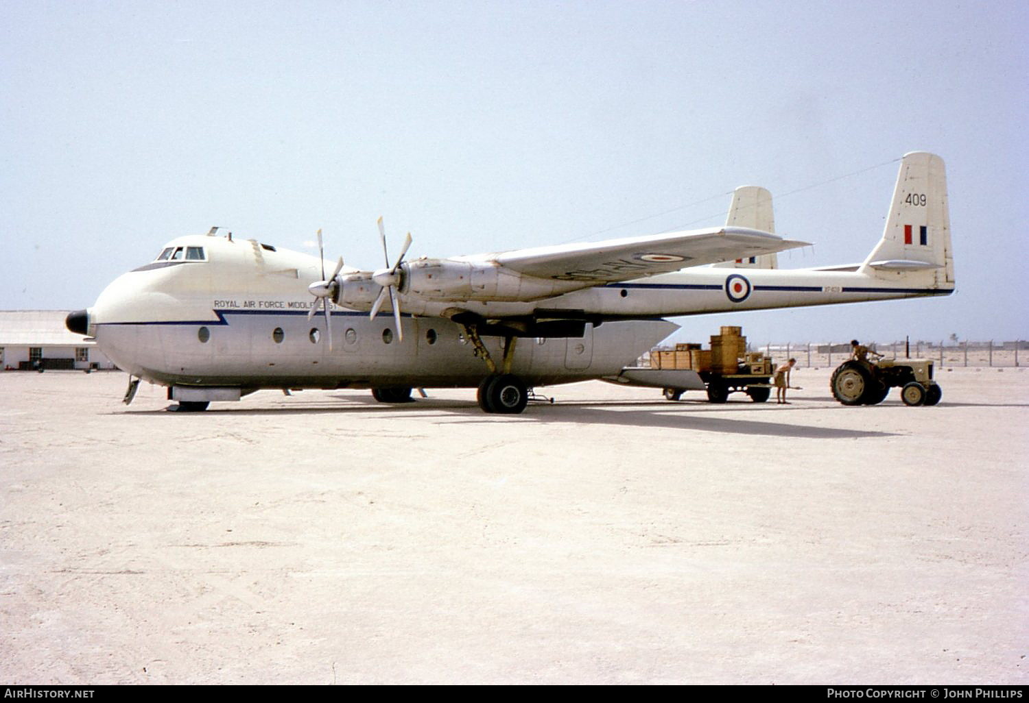 Aircraft Photo of XP409 | Armstrong Whitworth AW-660 Argosy C.1 | UK - Air Force | AirHistory.net #298900