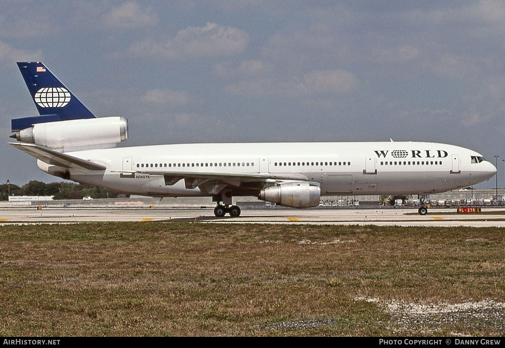 Aircraft Photo of N14075 | McDonnell Douglas DC-10-30 | World Airways | AirHistory.net #298907