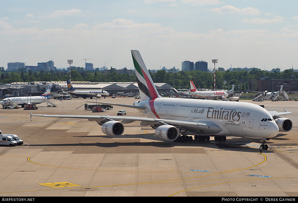 Aircraft Photo of A6-EDM | Airbus A380-861 | Emirates | AirHistory.net #298908