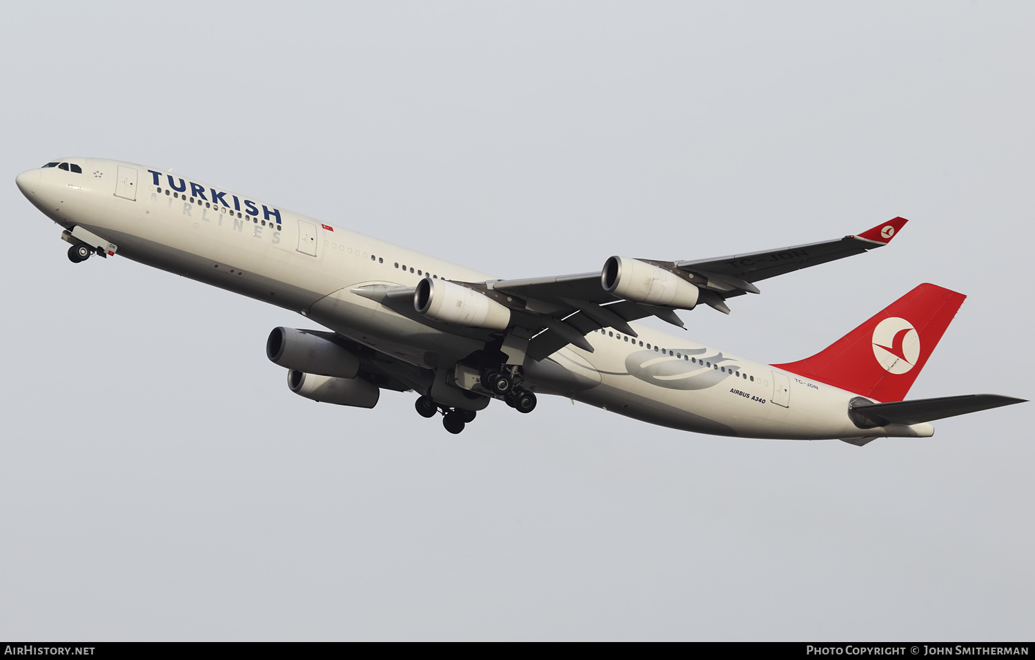 Aircraft Photo of TC-JDN | Airbus A340-313 | Turkish Airlines | AirHistory.net #298912