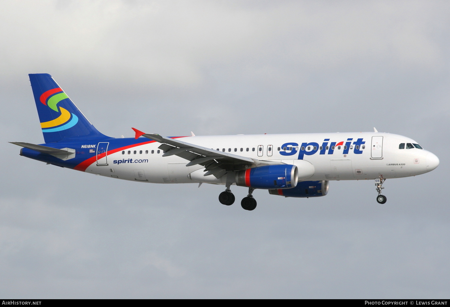 Aircraft Photo of N618NK | Airbus A320-232 | Spirit Airlines | AirHistory.net #298914