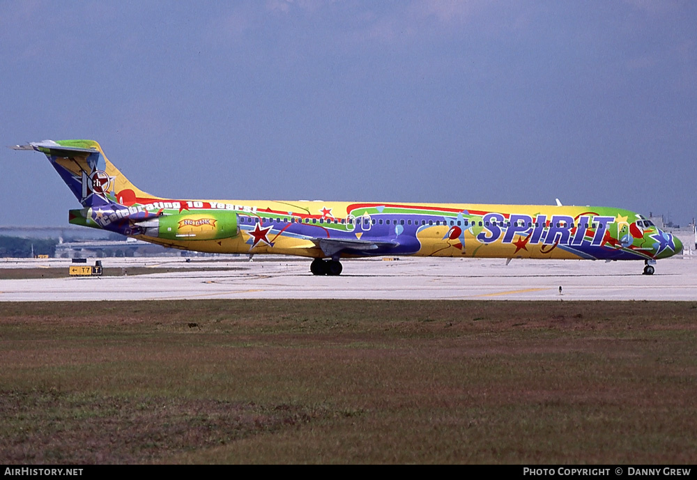Aircraft Photo of N814NK | McDonnell Douglas MD-83 (DC-9-83) | Spirit Airlines | AirHistory.net #298917