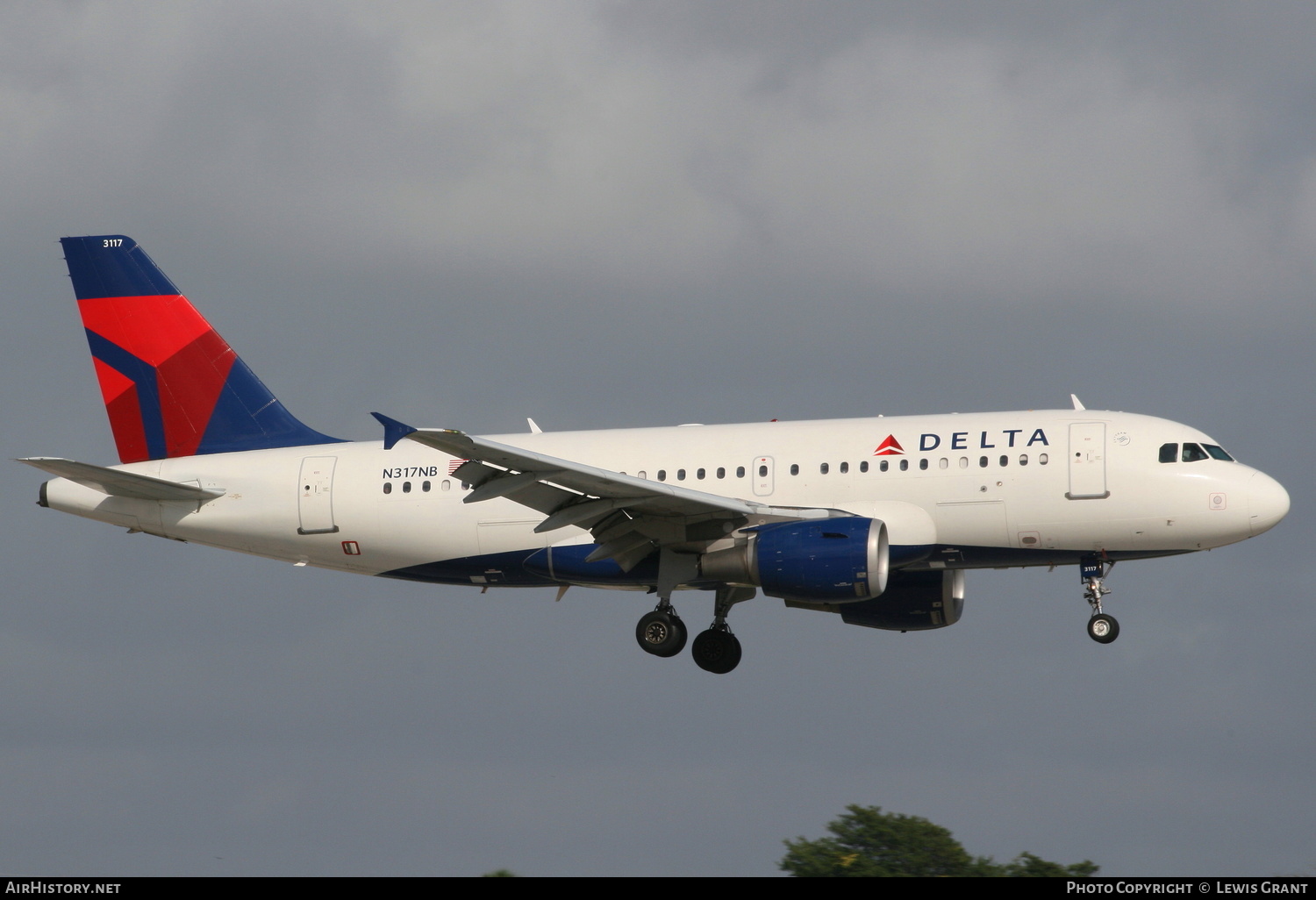Aircraft Photo of N317NB | Airbus A319-114 | Delta Air Lines | AirHistory.net #298924