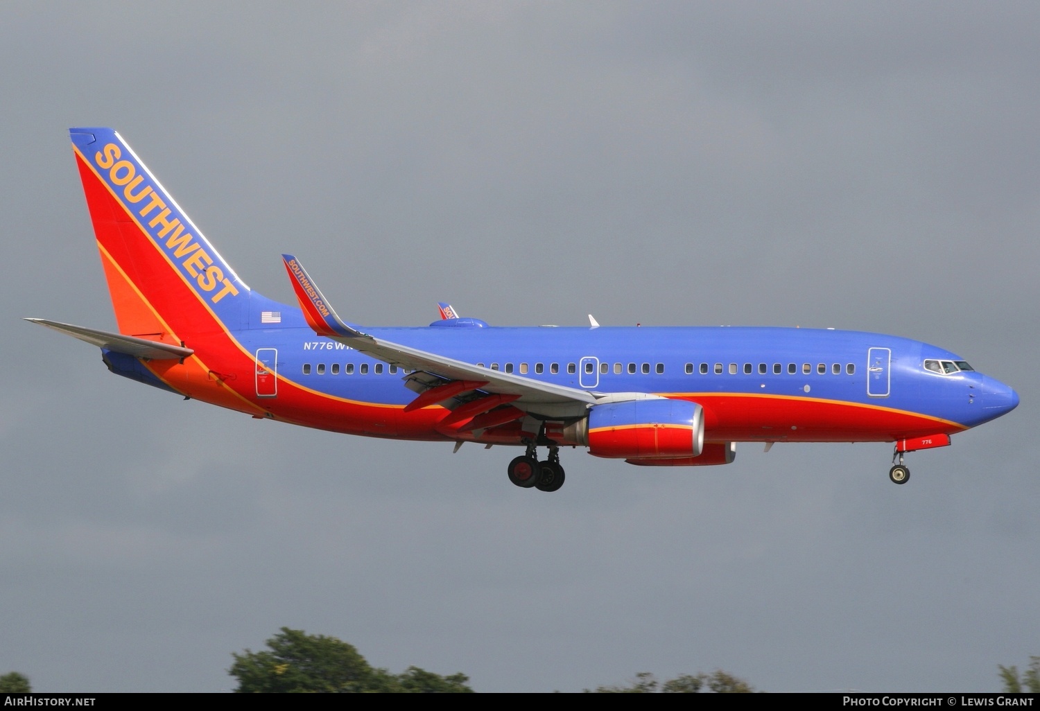 Aircraft Photo of N776WN | Boeing 737-7H4 | Southwest Airlines | AirHistory.net #298926