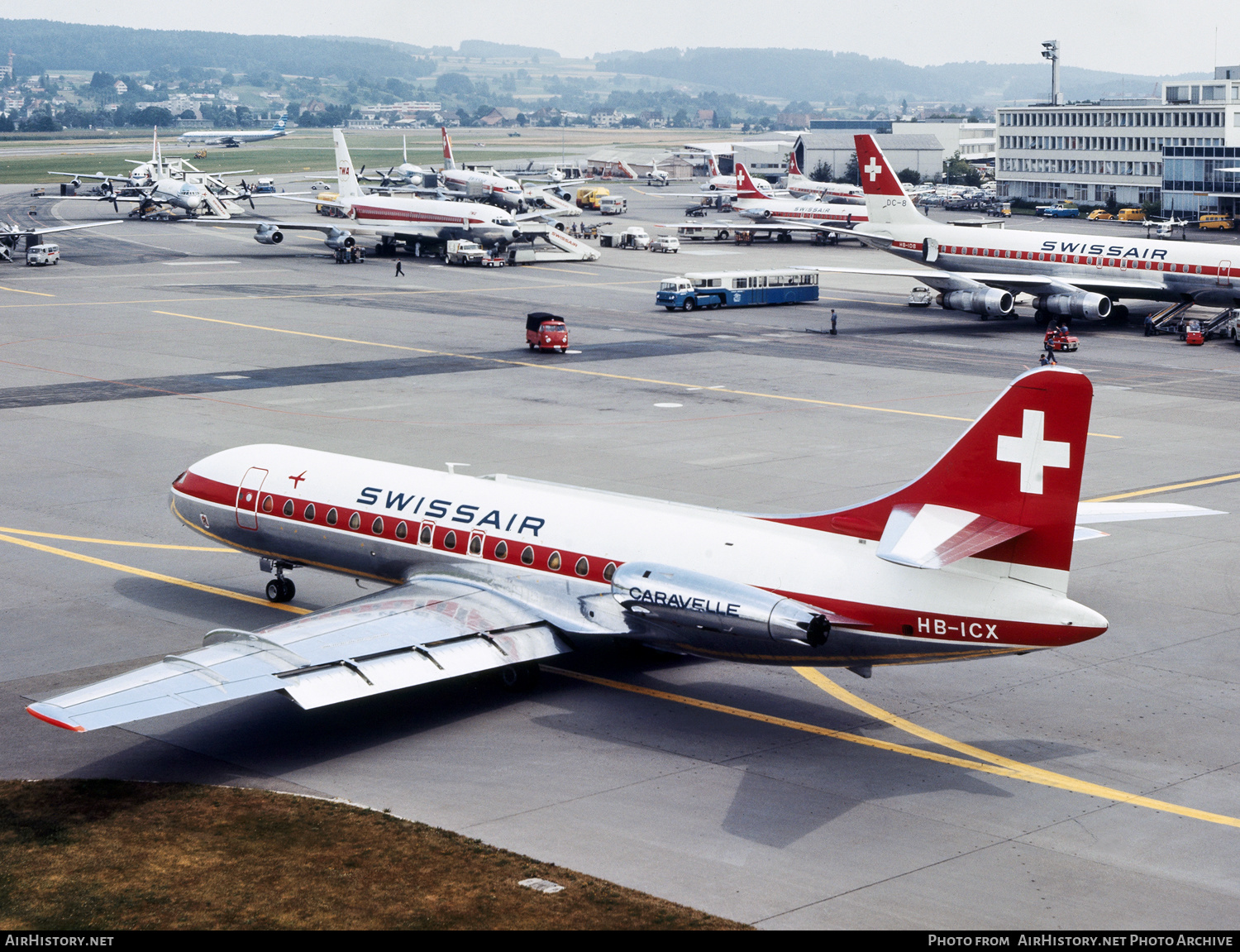 Aircraft Photo of HB-ICX | Sud SE-210 Caravelle III | Swissair | AirHistory.net #298956