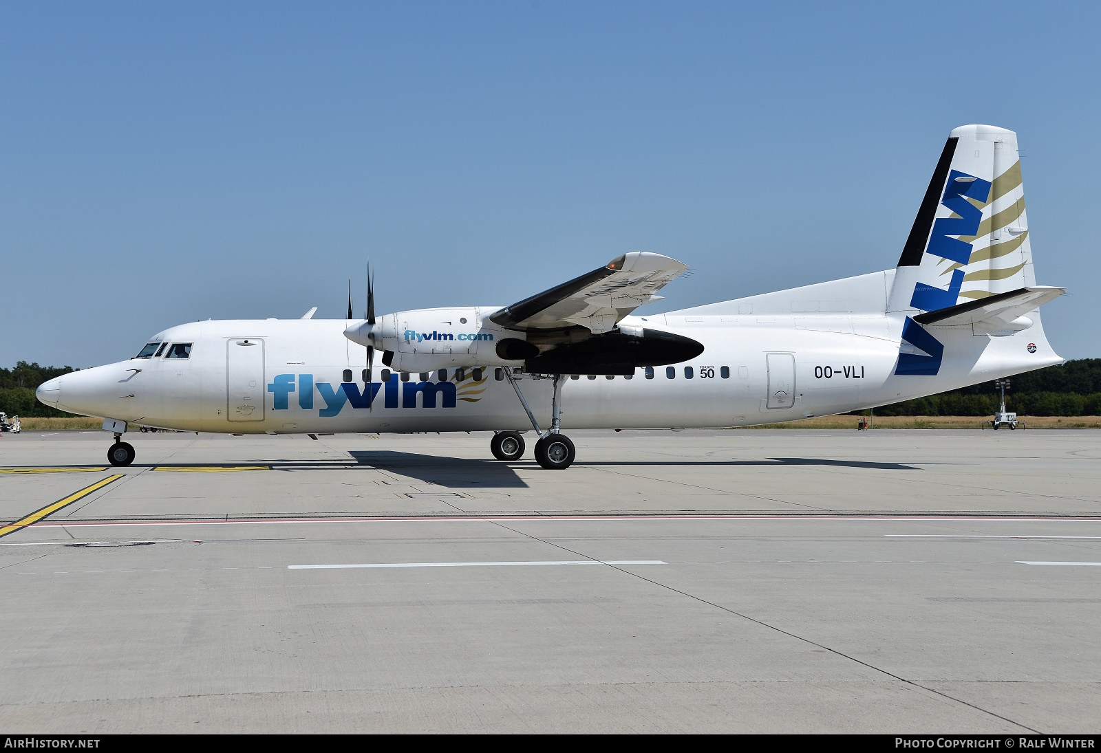 Aircraft Photo of OO-VLI | Fokker 50 | VLM Airlines | AirHistory.net #298966
