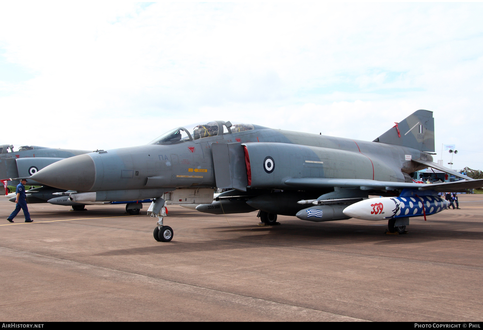 Aircraft Photo of 01504 | McDonnell Douglas F-4E Phantom II | Greece - Air Force | AirHistory.net #298980