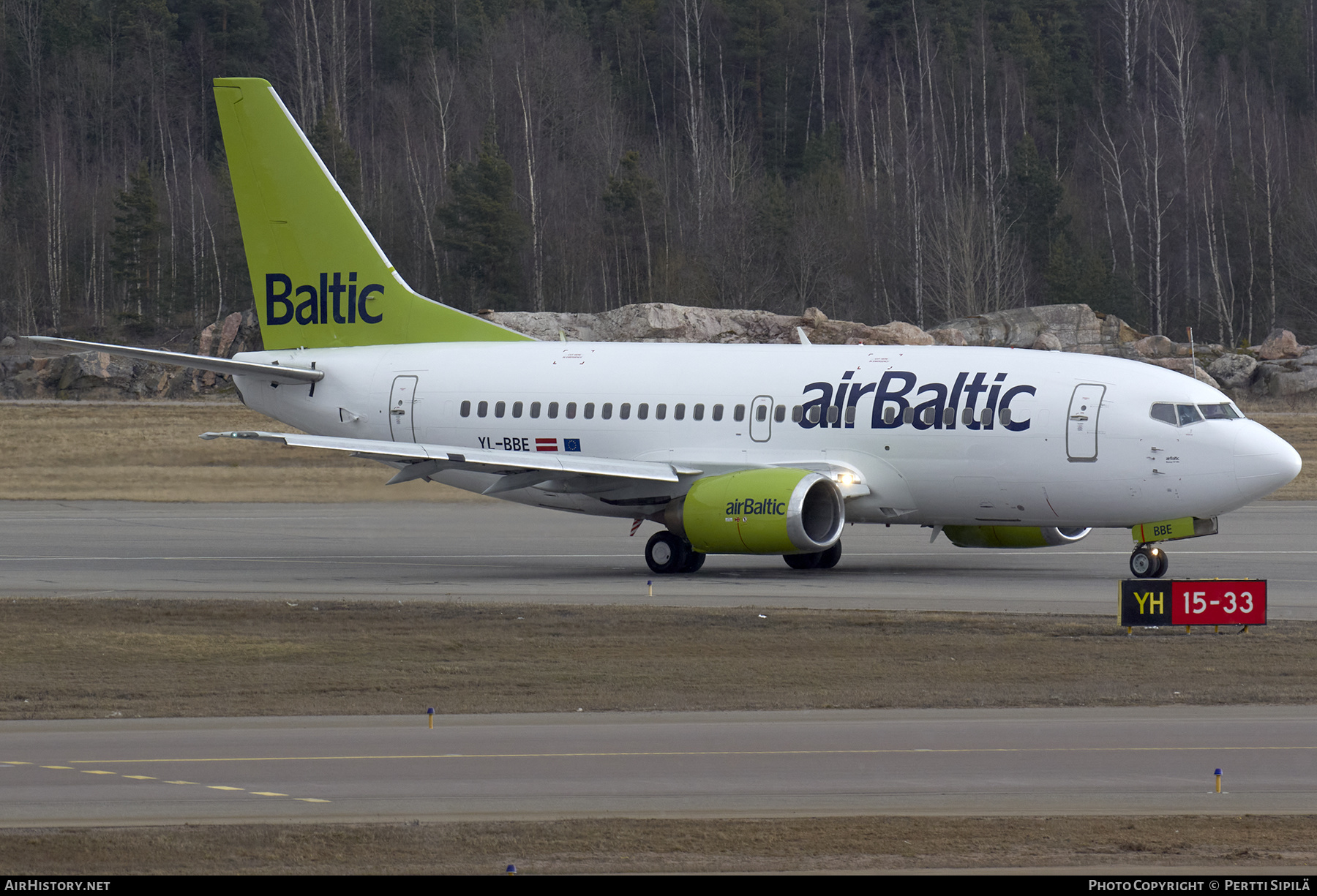 Aircraft Photo of YL-BBE | Boeing 737-53S | AirBaltic | AirHistory.net #298984