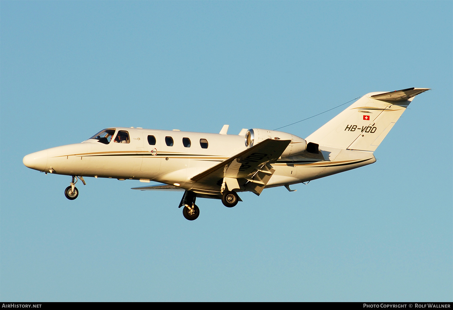 Aircraft Photo of HB-VOD | Cessna 525 CitationJet CJ1 | AirHistory.net #298993