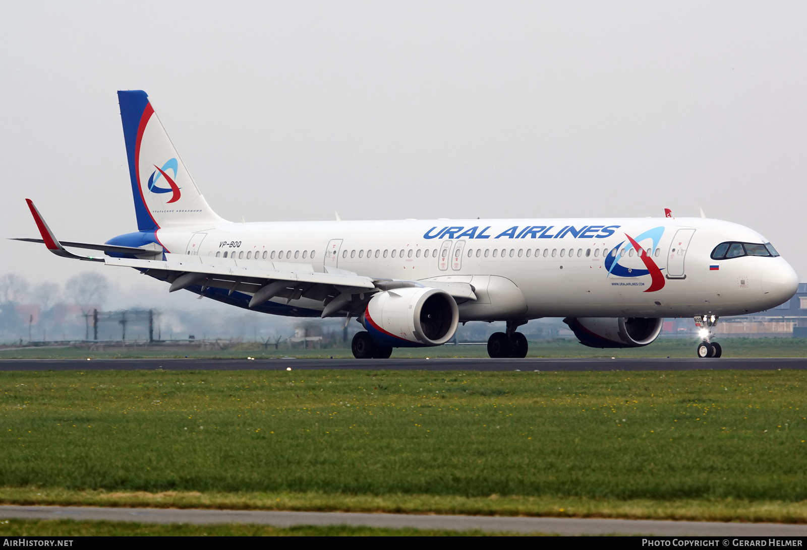 Aircraft Photo of VP-BOQ | Airbus A321-251NX | Ural Airlines | AirHistory.net #299091