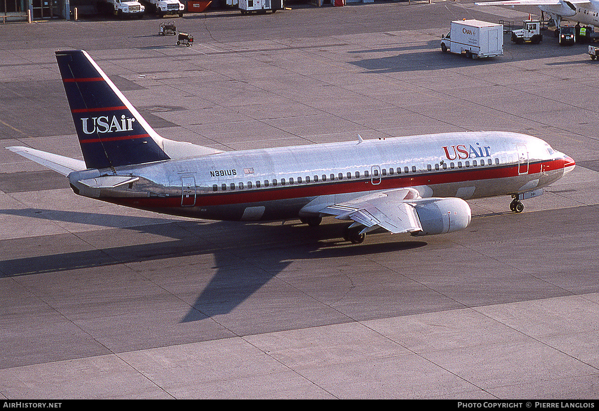 Aircraft Photo of N391US | Boeing 737-3B7 | USAir | AirHistory.net #299110