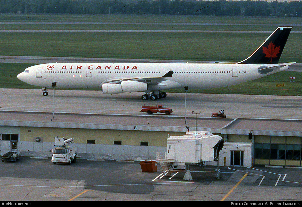 Aircraft Photo of C-FTNQ | Airbus A340-313 | Air Canada | AirHistory.net #299181