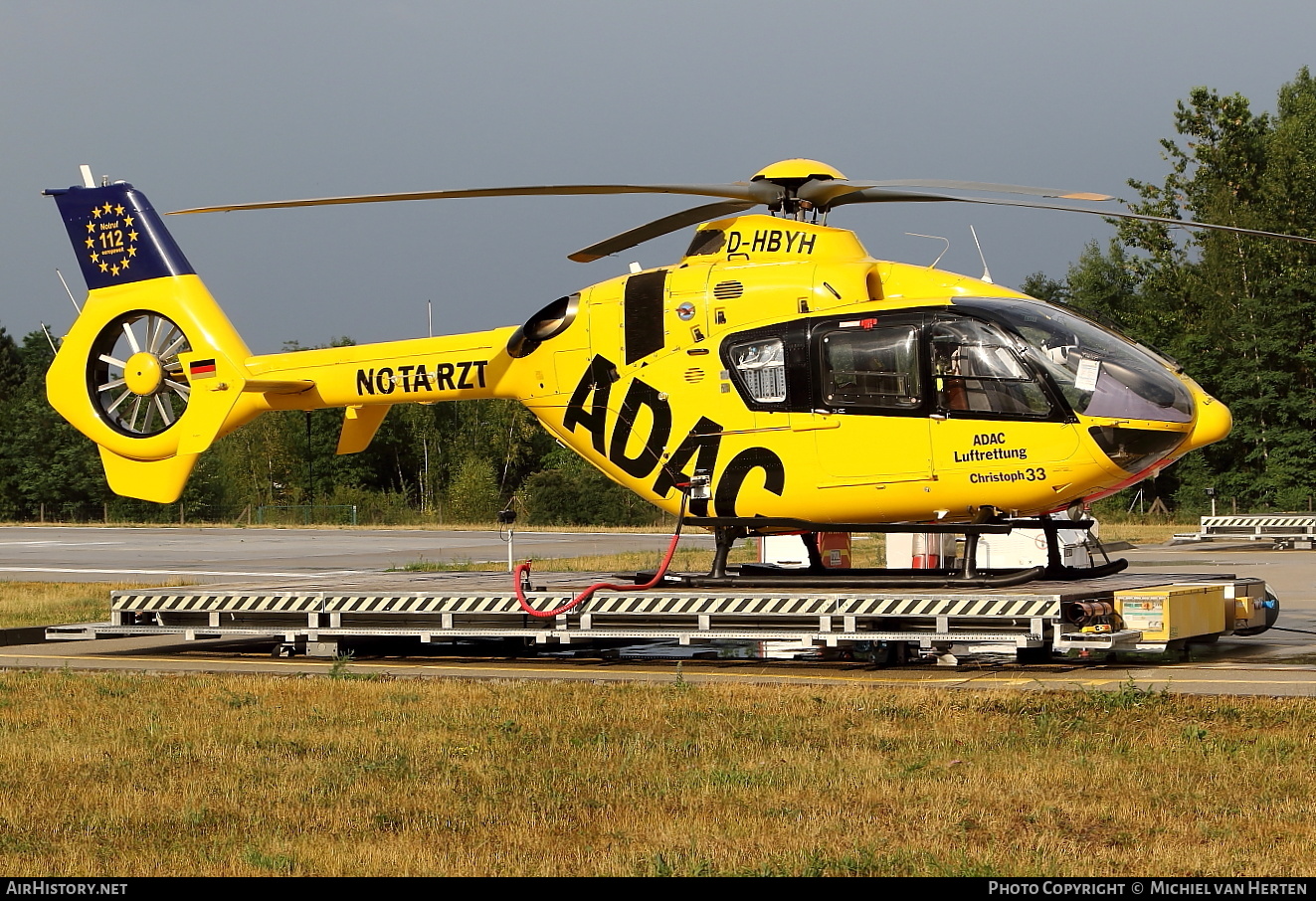Aircraft Photo of D-HBYH | Eurocopter EC-135P-2 | ADAC Luftrettung | AirHistory.net #299184