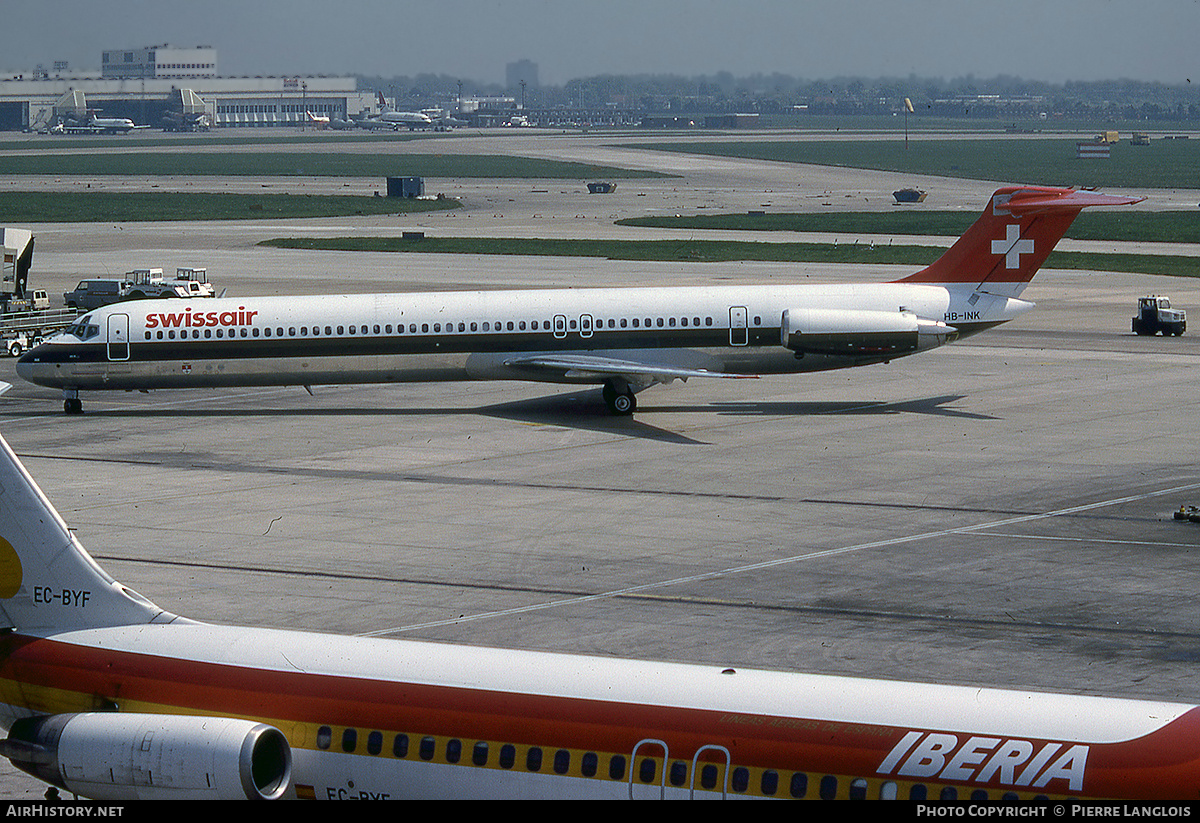 Aircraft Photo of HB-INK | McDonnell Douglas MD-81 (DC-9-81) | Swissair | AirHistory.net #299193