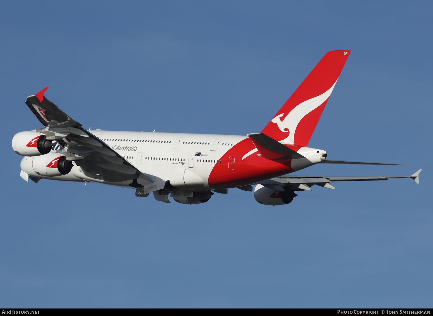 Aircraft Photo of VH-OQF | Airbus A380-842 | Qantas | AirHistory.net #299194
