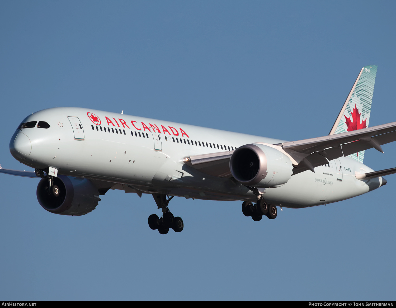 Aircraft Photo of C-FRSI | Boeing 787-9 Dreamliner | Air Canada | AirHistory.net #299205