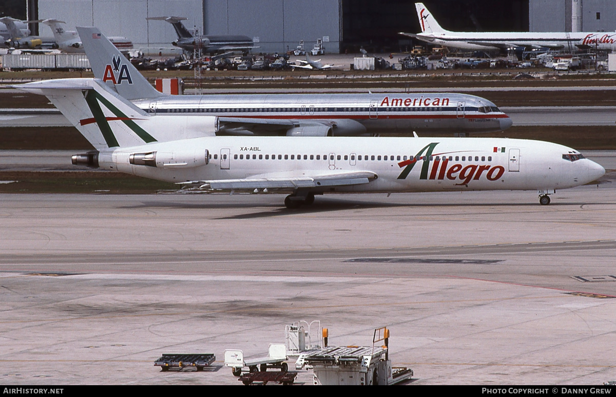 Aircraft Photo of XA-ABL | Boeing 727-232/Adv | Allegro Air | AirHistory.net #299220