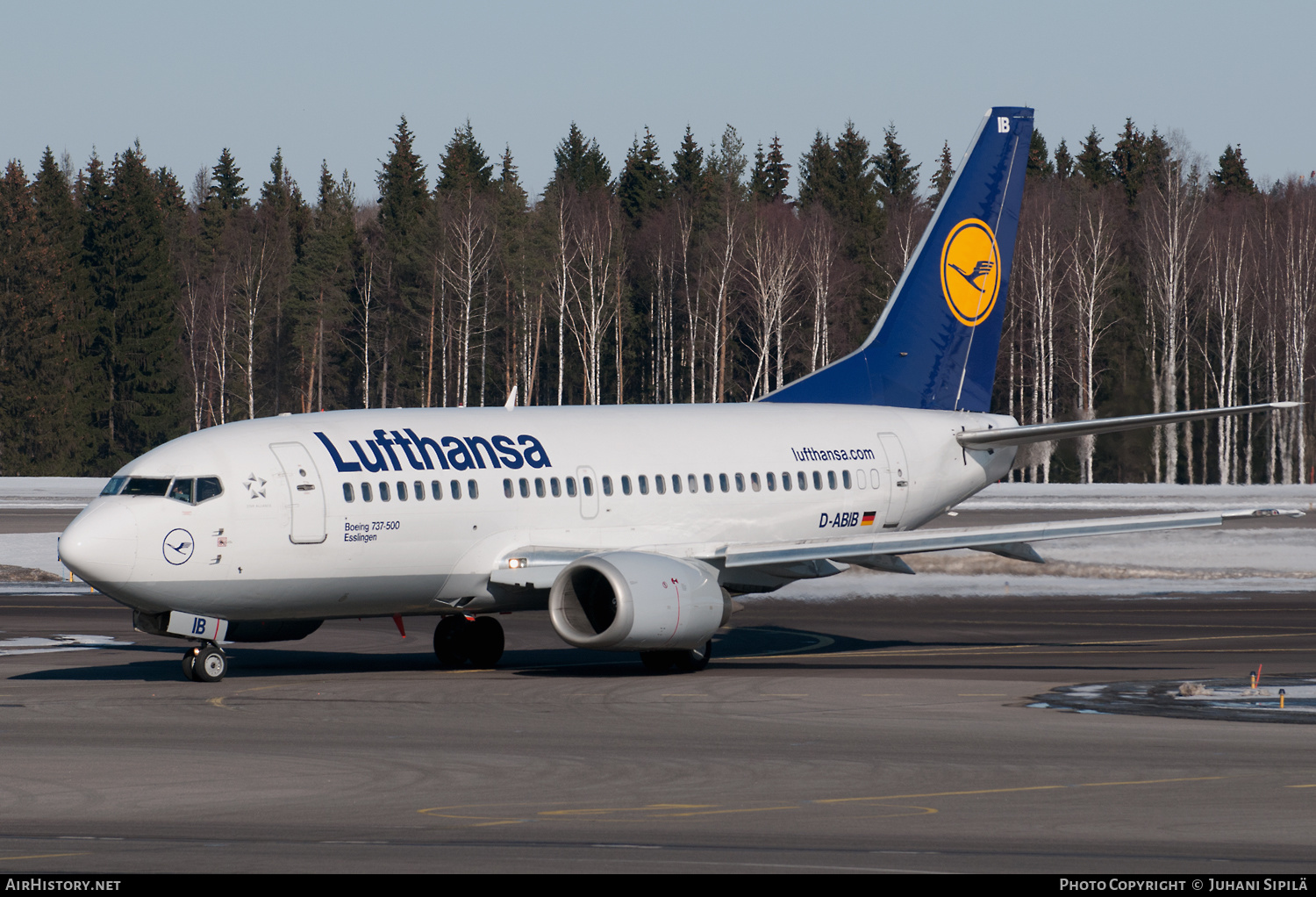 Aircraft Photo of D-ABIB | Boeing 737-530 | Lufthansa | AirHistory.net #299226