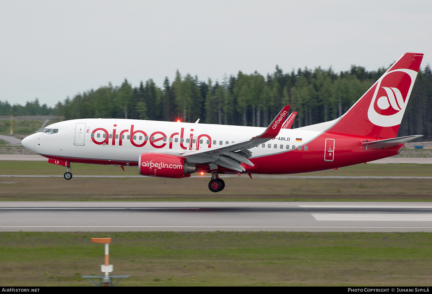 Aircraft Photo of D-ABLD | Boeing 737-76J | Air Berlin | AirHistory.net #299232