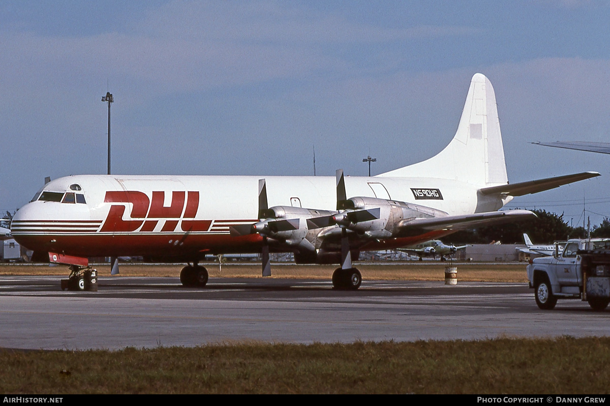 Aircraft Photo of N590HG | Lockheed L-188C(F) Electra | DHL Worldwide Express | AirHistory.net #299238