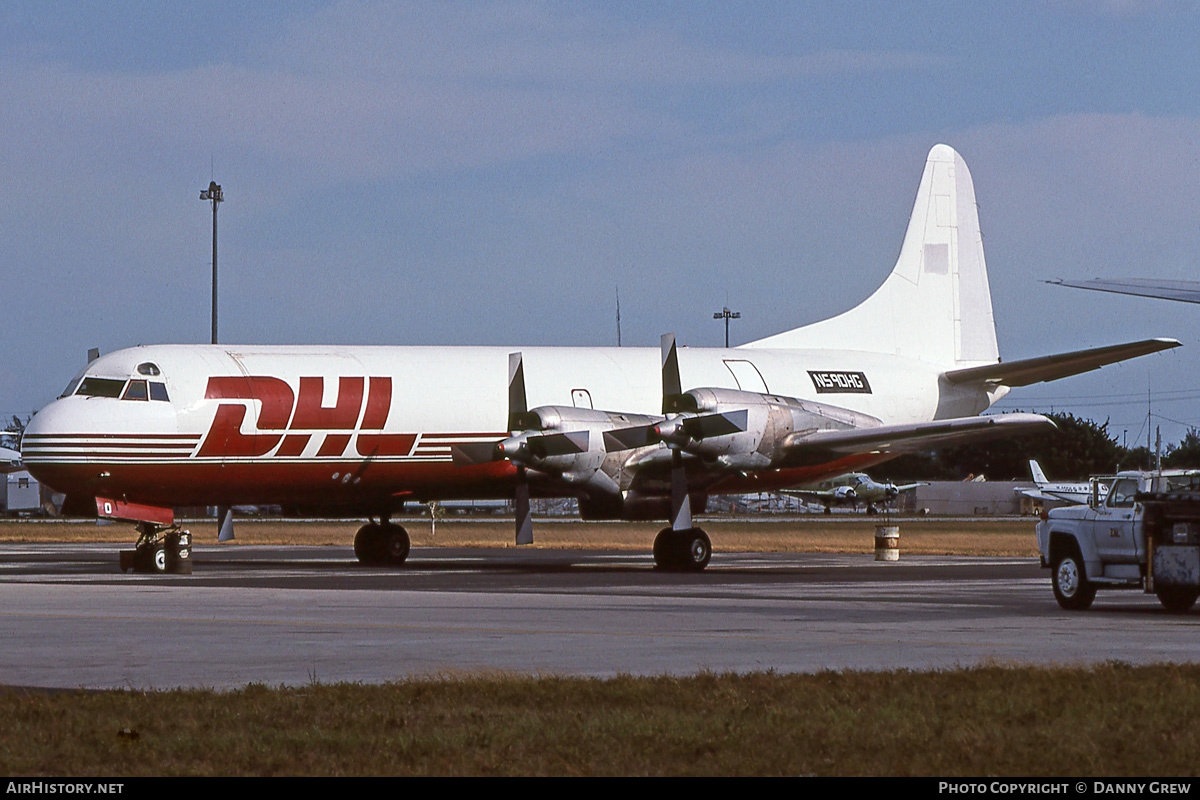 Aircraft Photo of N590HG | Lockheed L-188C(F) Electra | DHL Worldwide Express | AirHistory.net #299238