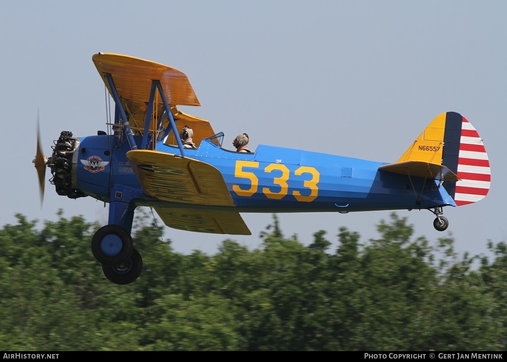 Aircraft Photo of N66557 / 533 | Boeing E75 Kaydet | USA - Air Force | AirHistory.net #299240