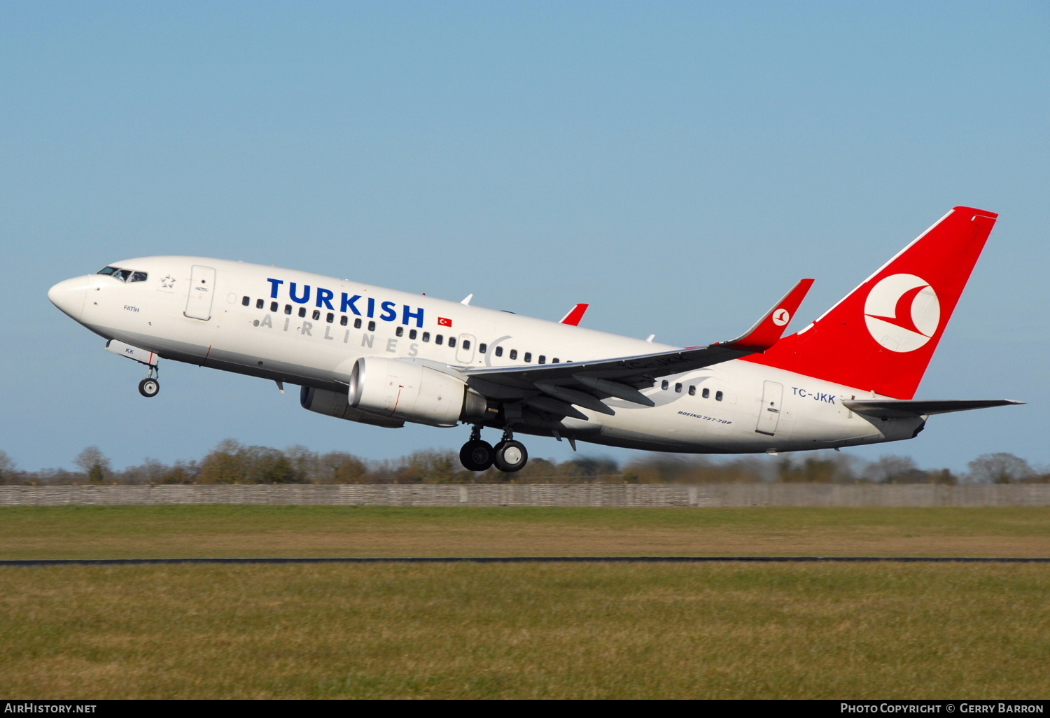 Aircraft Photo of TC-JKK | Boeing 737-752 | Turkish Airlines | AirHistory.net #299246