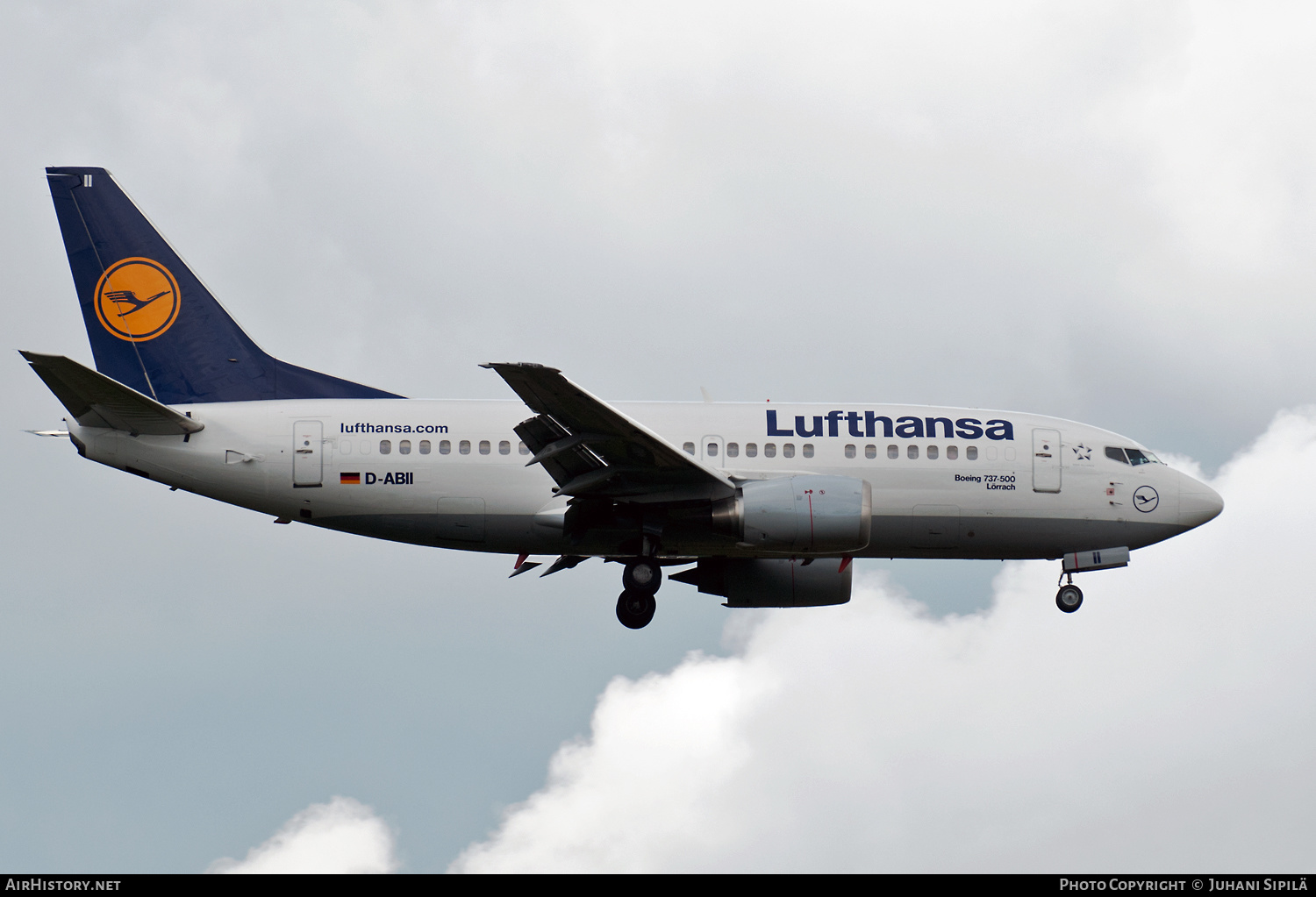 Aircraft Photo of D-ABII | Boeing 737-530 | Lufthansa | AirHistory.net #299249