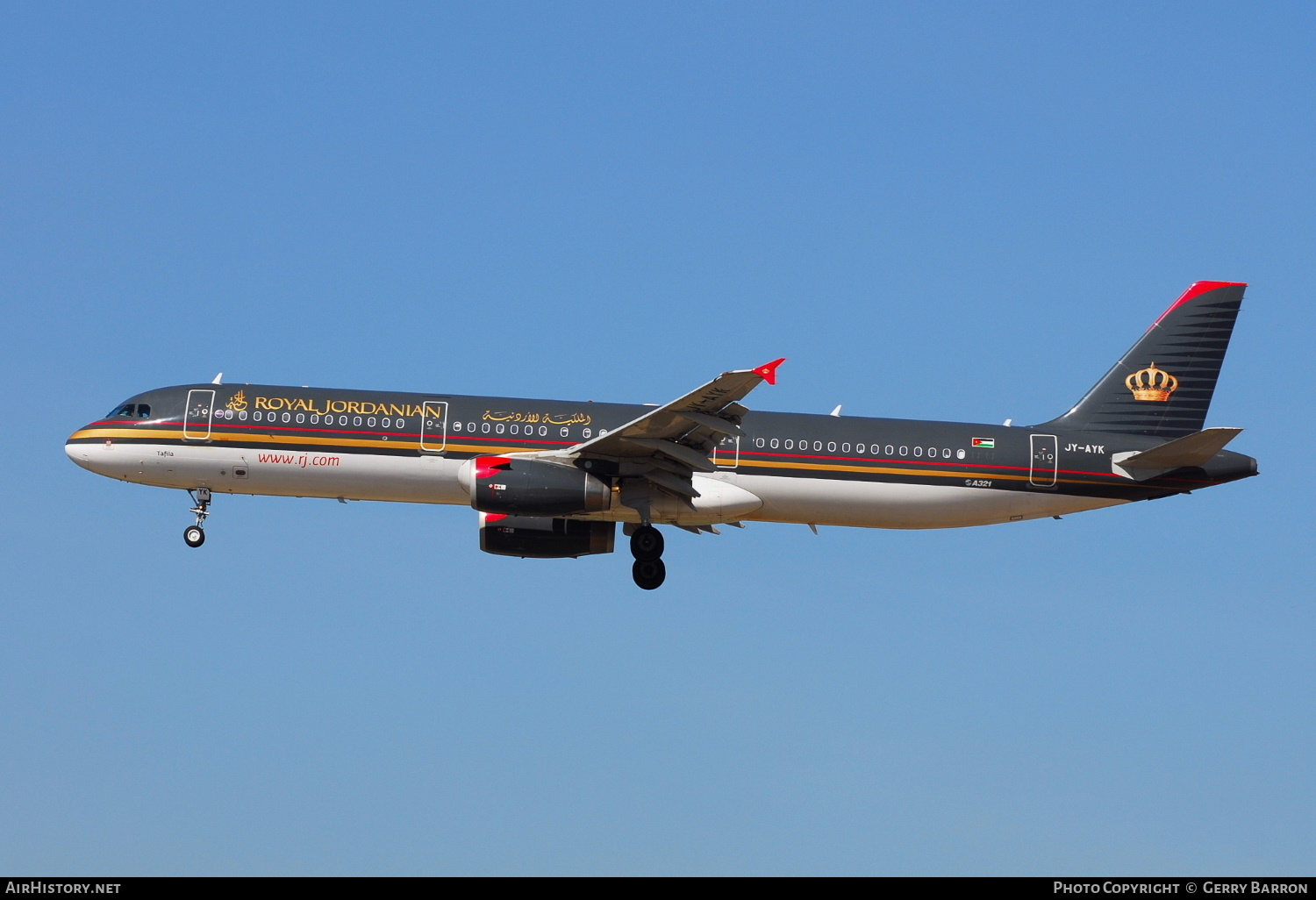 Aircraft Photo of JY-AYK | Airbus A321-231 | Royal Jordanian Airlines | AirHistory.net #299254