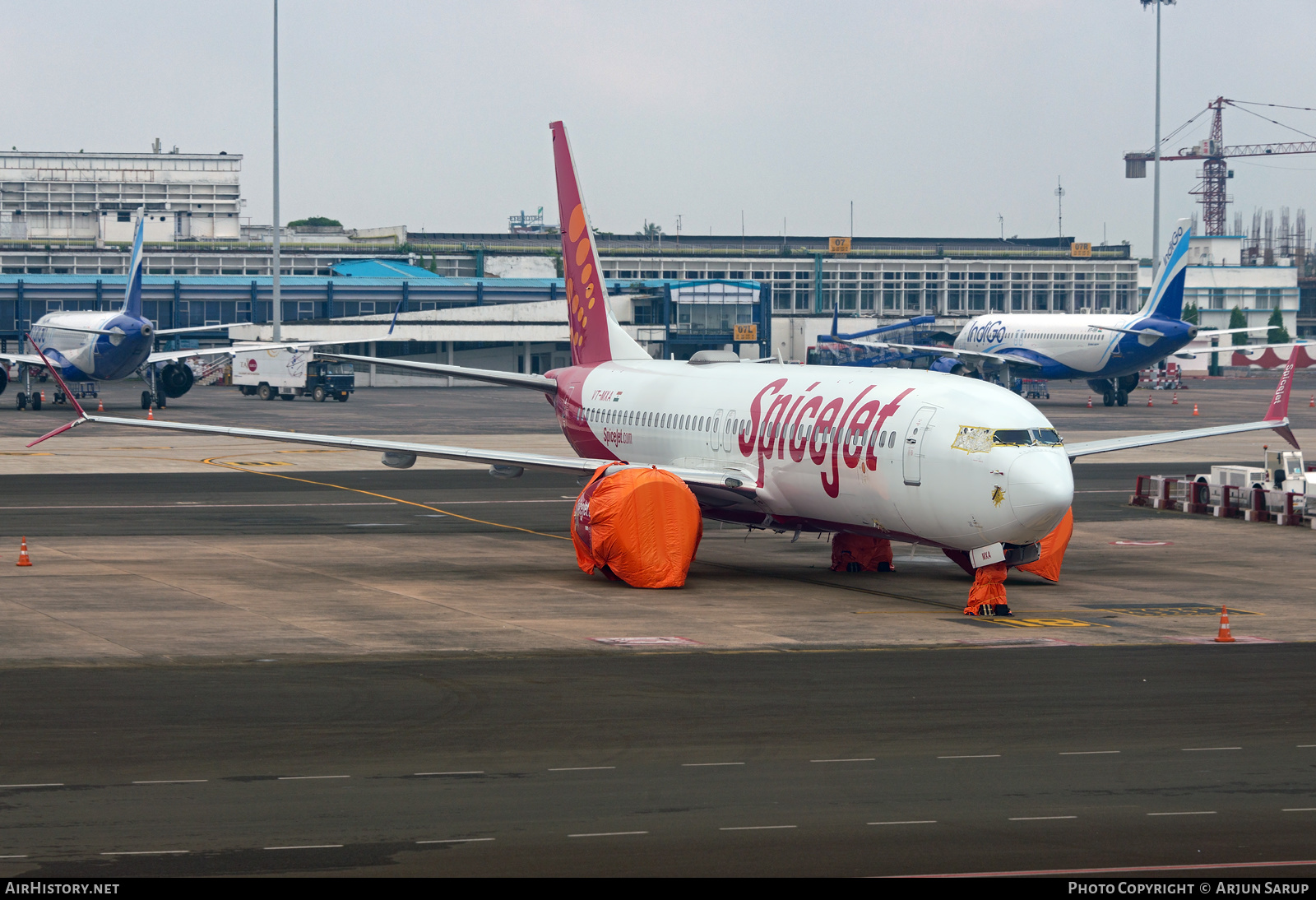 Aircraft Photo of VT-MXA | Boeing 737-8 Max 8 | SpiceJet | AirHistory.net #299266