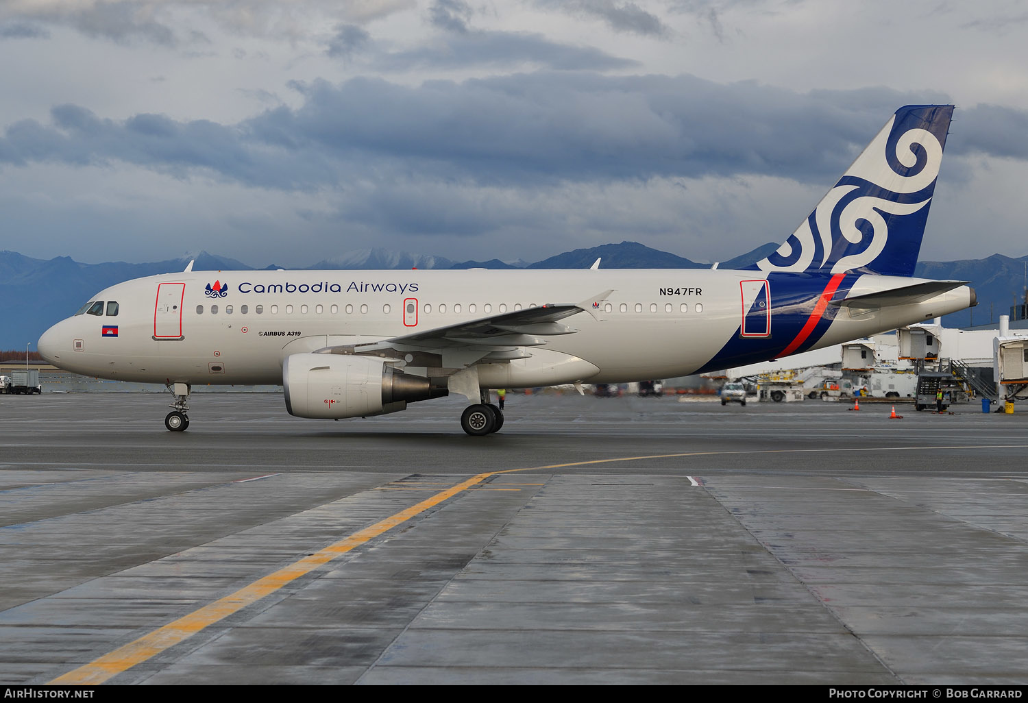 Aircraft Photo of N947FR | Airbus A319-111 | Cambodia Airways | AirHistory.net #299274