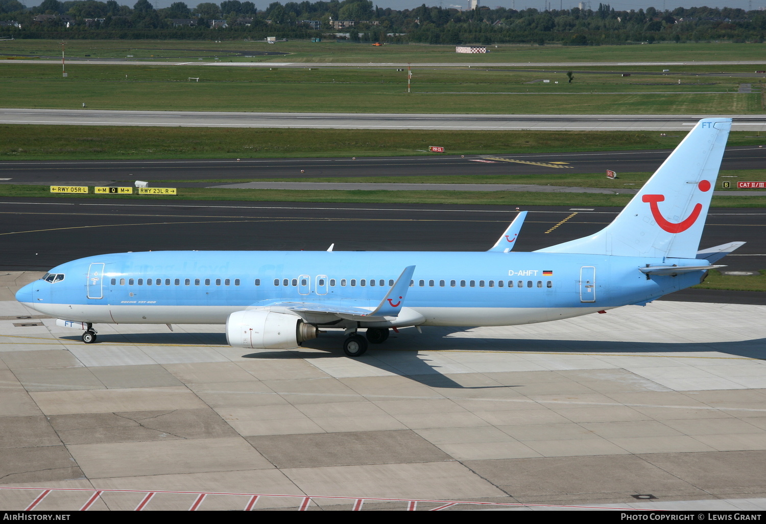 Aircraft Photo of D-AHFT | Boeing 737-8K5 | TUIfly | AirHistory.net #299279