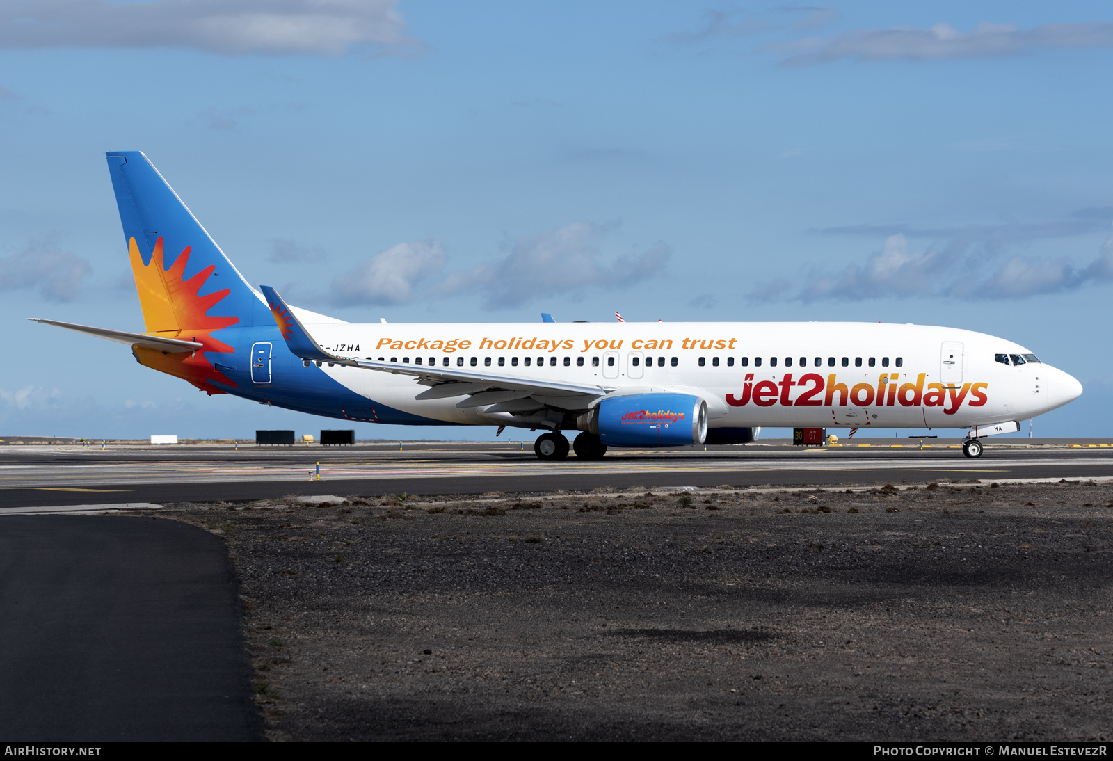 Aircraft Photo of G-JZHA | Boeing 737-8K5 | Jet2 Holidays | AirHistory.net #299282