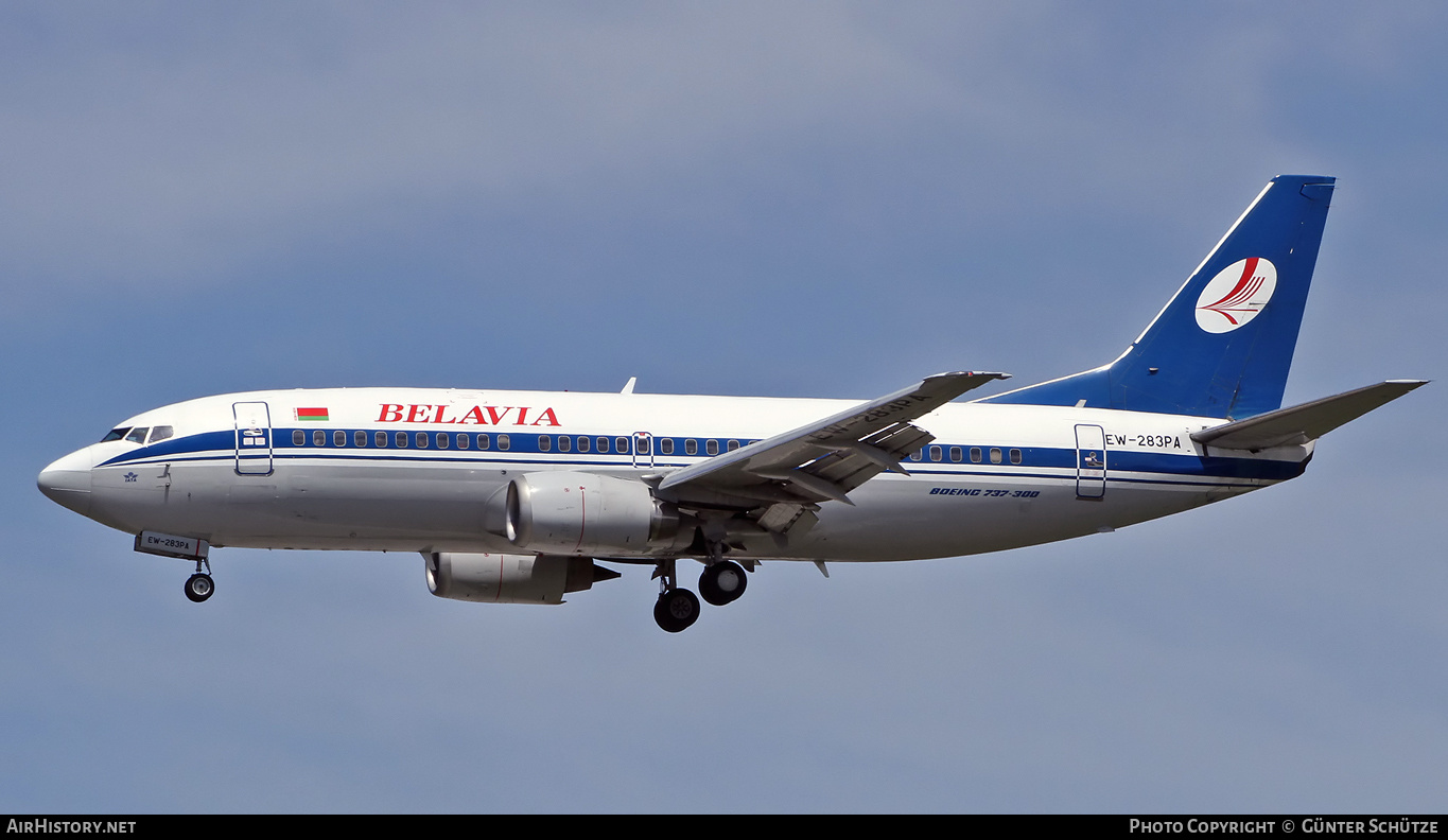 Aircraft Photo of EW-283PA | Boeing 737-3Q8 | Belavia | AirHistory.net #299292