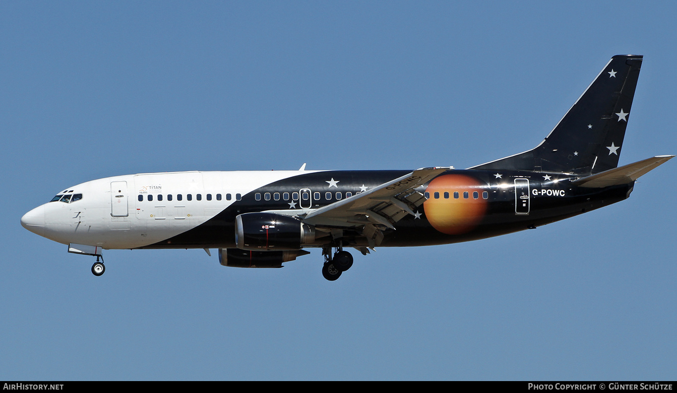 Aircraft Photo of G-POWC | Boeing 737-33A(QC) | Titan Airways | AirHistory.net #299301