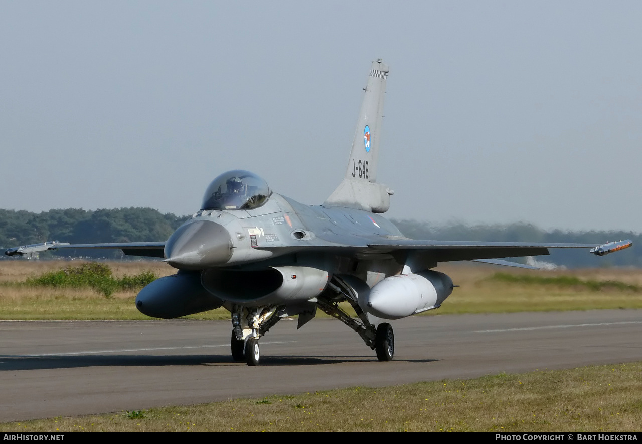 Aircraft Photo of J-646 | General Dynamics F-16AM Fighting Falcon | Netherlands - Air Force | AirHistory.net #299336