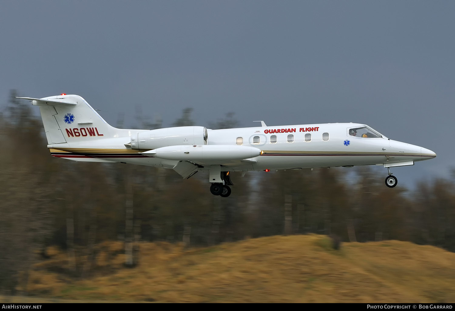 Aircraft Photo of N60WL | Gates Learjet 35A | Guardian Flight | AirHistory.net #299367