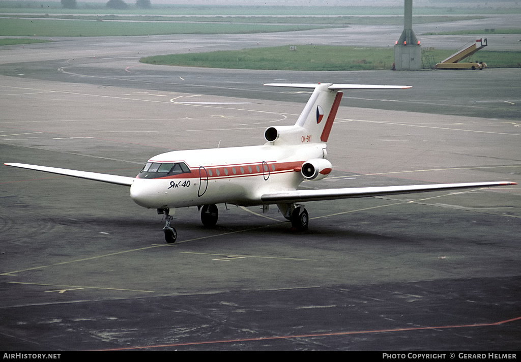 Aircraft Photo of OK-BYI | Yakovlev Yak-40 | Czechoslovakia Government | AirHistory.net #299396