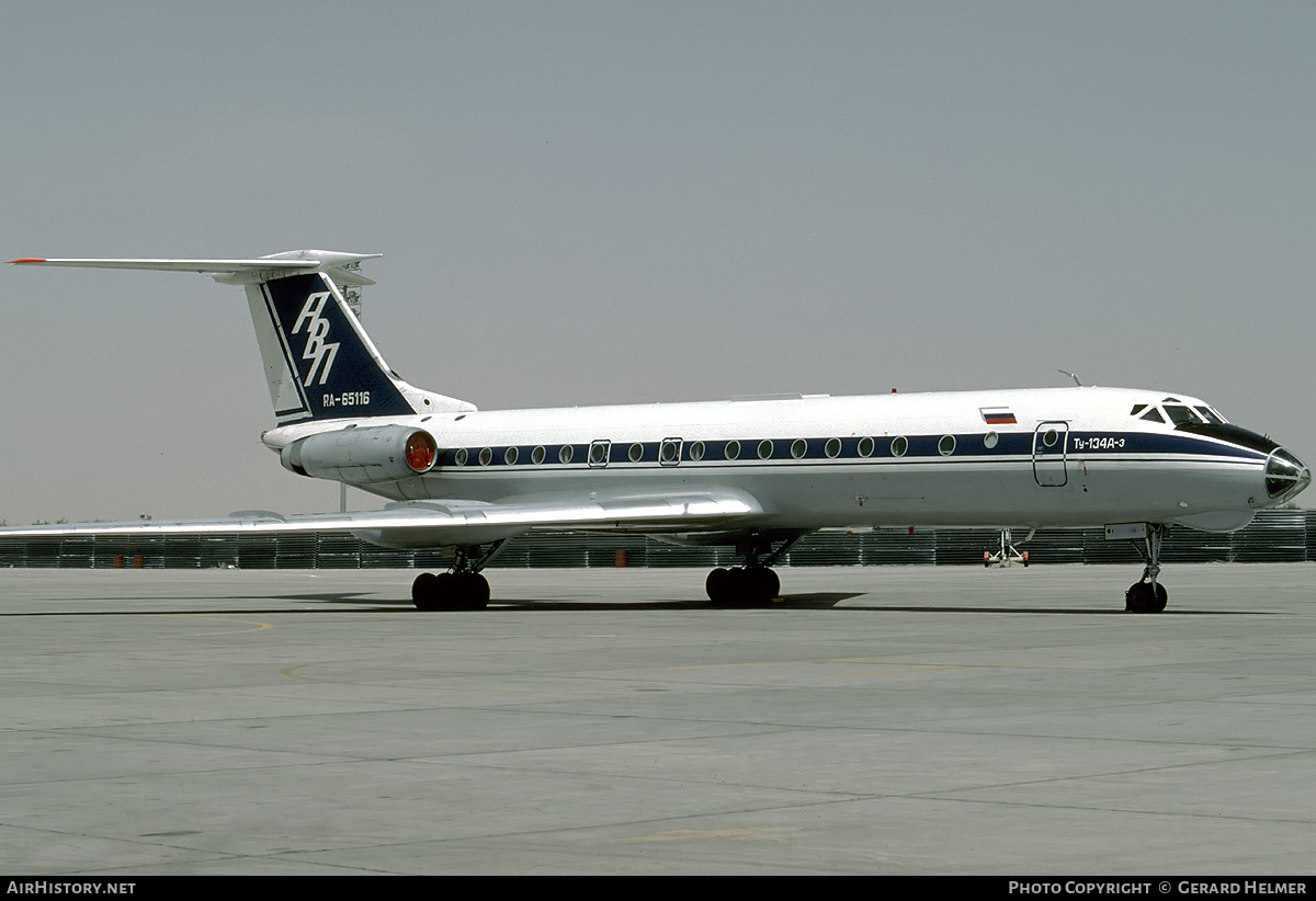 Aircraft Photo of RA-65116 | Tupolev Tu-134A-3 | AVL - Arkhangelsk Airlines | AirHistory.net #299413
