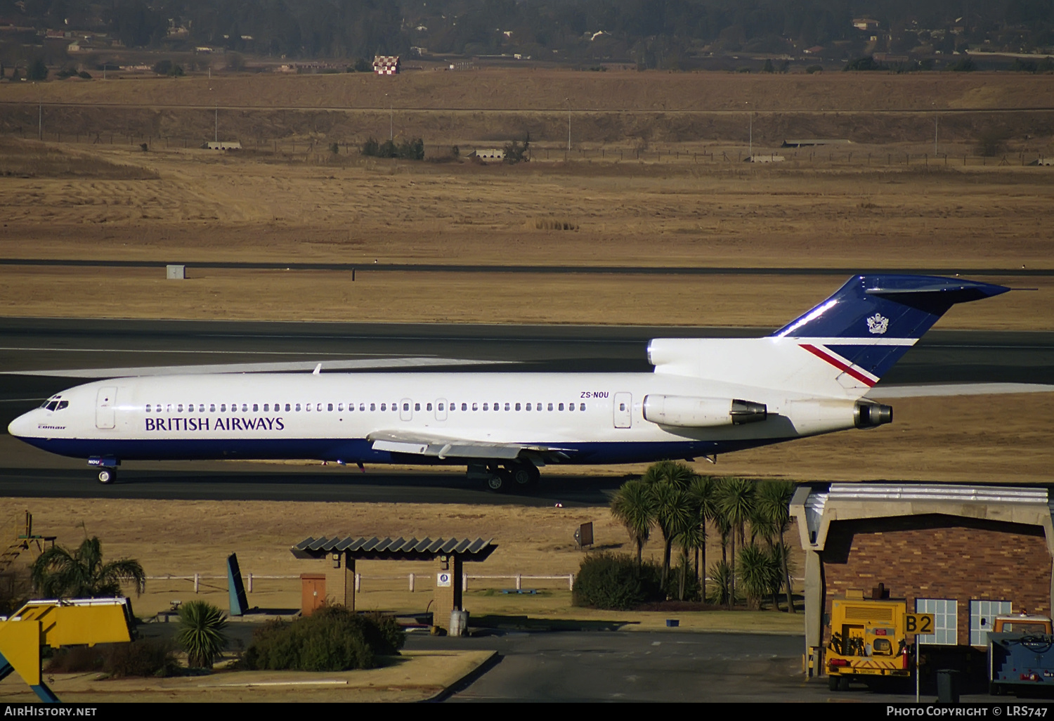 Aircraft Photo of ZS-NOU | Boeing 727-230/Adv | British Airways | AirHistory.net #299416