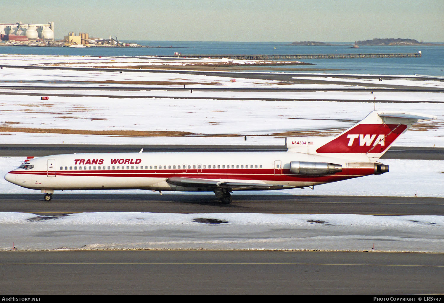 Aircraft Photo of N54334 | Boeing 727-231 | Trans World Airlines - TWA | AirHistory.net #299433