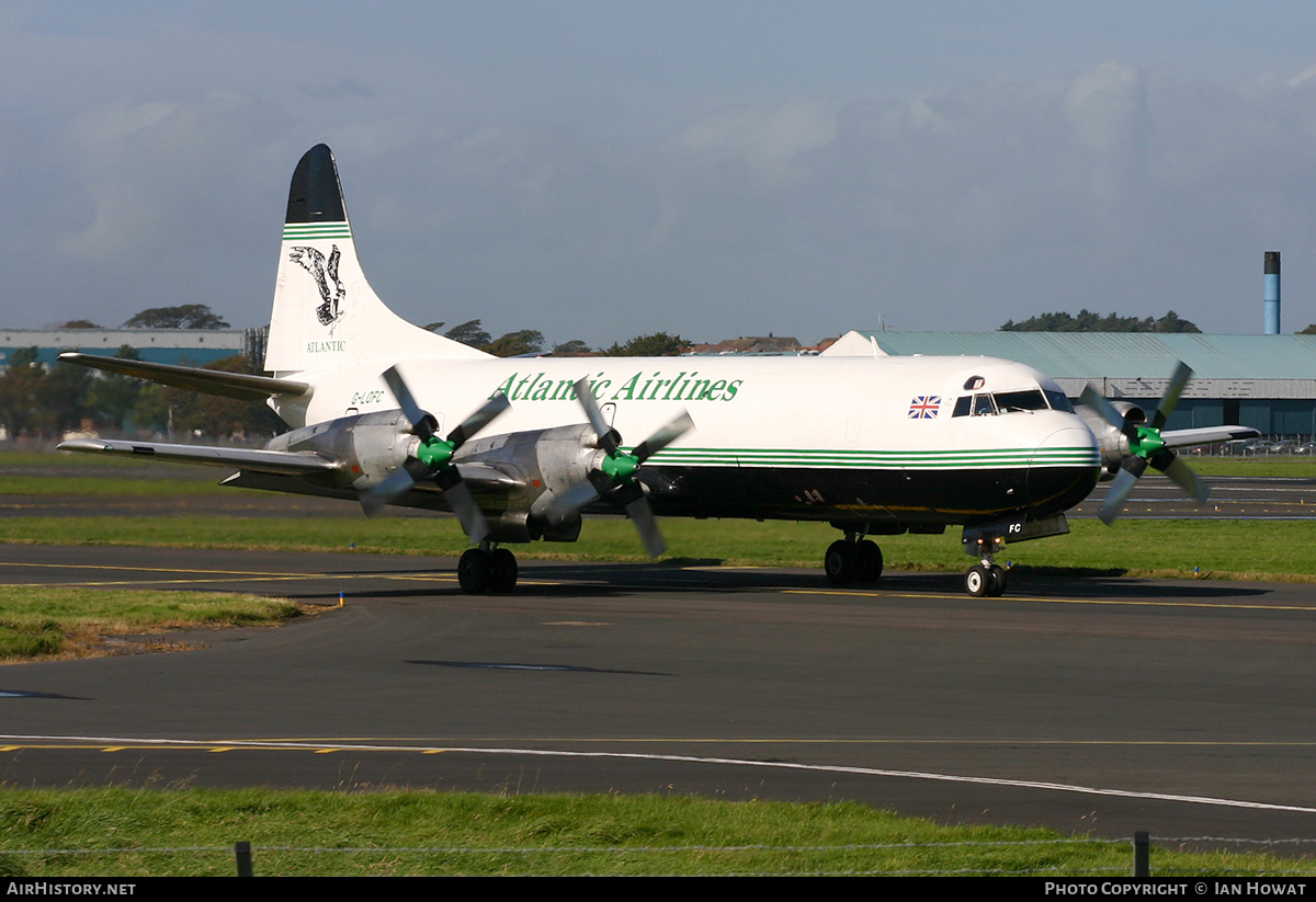 Aircraft Photo of G-LOFC | Lockheed L-188C(F) Electra | Atlantic Airlines | AirHistory.net #299434