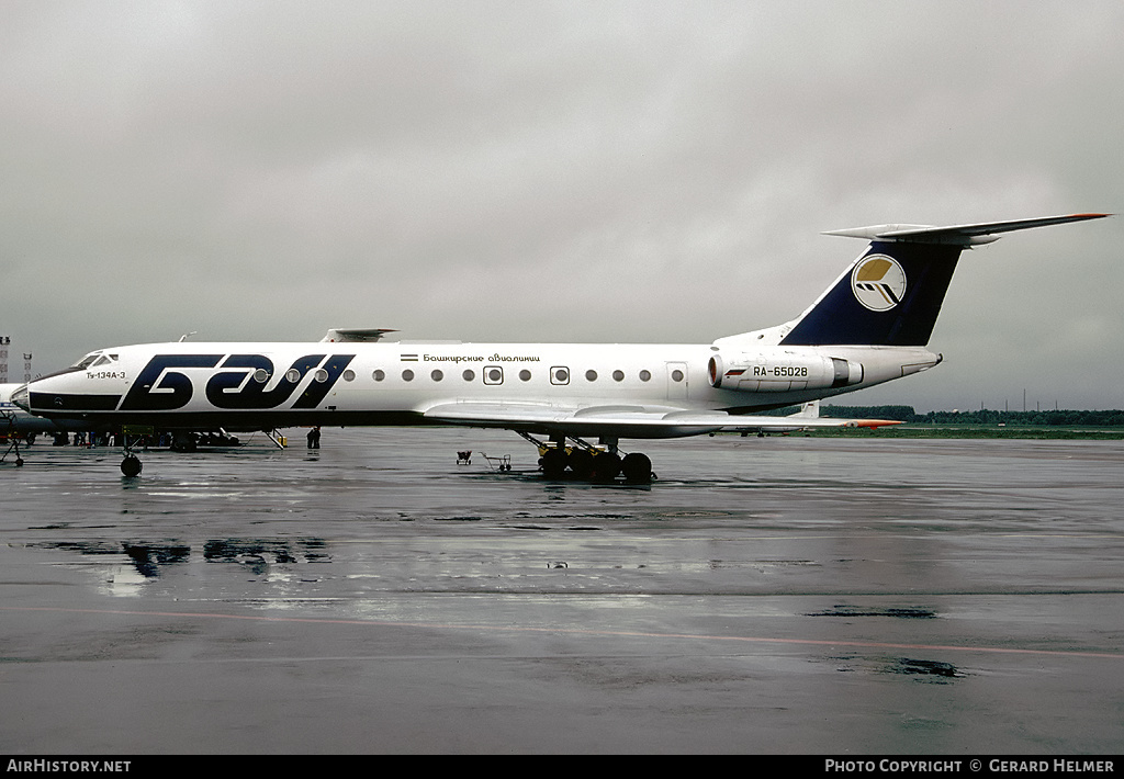 Aircraft Photo of RA-65028 | Tupolev Tu-134A-3 | BAL Bashkirian Airlines | AirHistory.net #299445