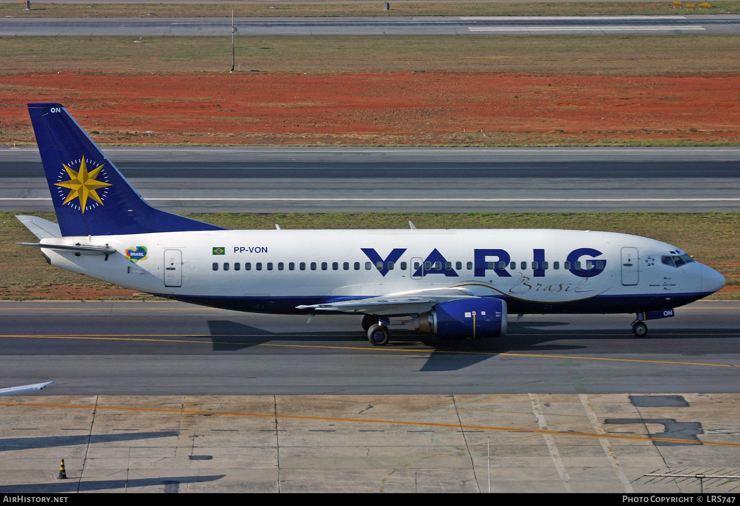 Aircraft Photo of PP-VON | Boeing 737-341 | Varig | AirHistory.net #299446